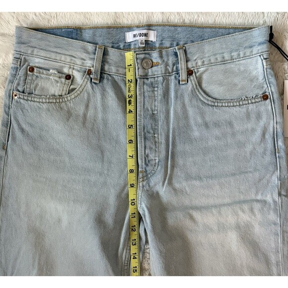 RE/DONE Loose Long Acqua Destroy Jeans Size 27 – Retail $325 NWT - Picture 9 of 10